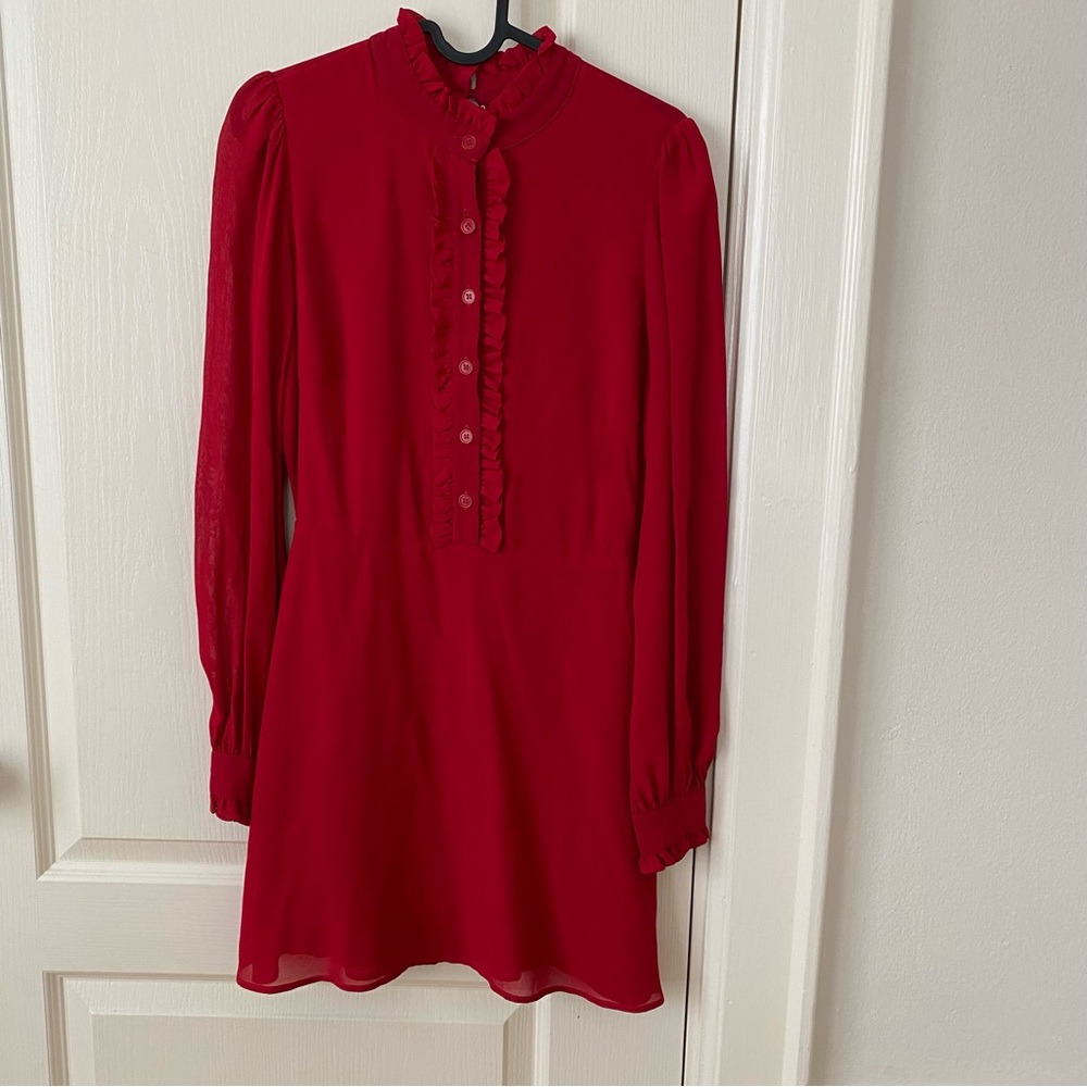 Reformation Red Mini Dress - Picture 4 of 15
